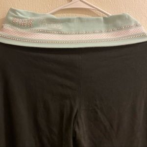 Pink Victoria’s Secret Yoga leggings bling